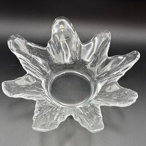 VTG Skruf Sweden Lead Crystal Starburst Bowl